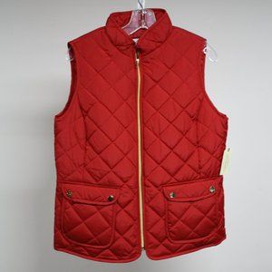 St. John's Bay Rumba Red Zippered Vest